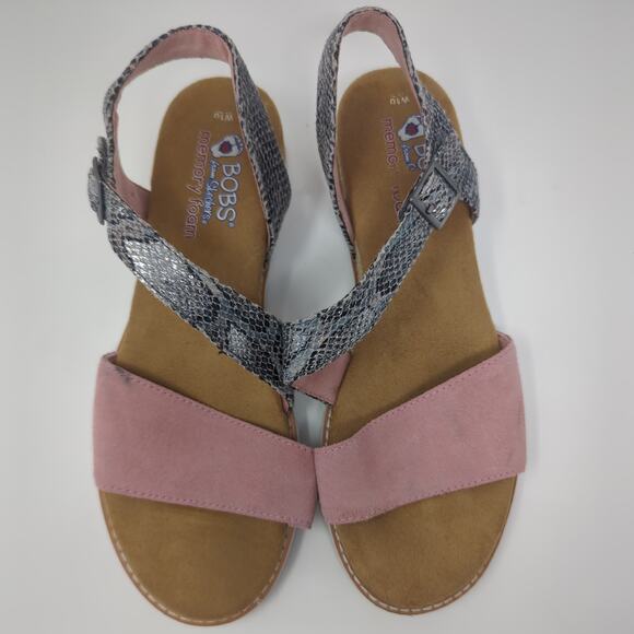 Bobs Skechers Desert Kiss Cactus Rose Womens Size 10 - Picture 4 of 9